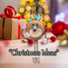 Christmas Doughnut Hanging Decoration 31cm x 15cm Pink X 1