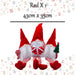 Christmas Gonk Decoration 43cm x 35cm Red X 1