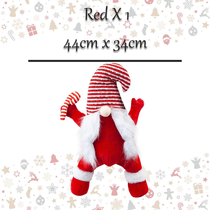 Christmas Gonk Decoration 44cm x 34cm Red X 1