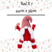 Christmas Gonk Decoration 44cm x 34cm Red X 1