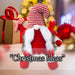Christmas Gonk Decoration 44cm x 34cm Red X 1