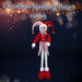Christmas Standing Elf Decoration 66cm x 14cm Red X 1