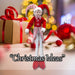 Christmas Standing Elf Decoration 66cm x 14cm Red X 1