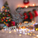 Christmas Ice Cube Spray Decoration 48cm x 22cm Clear X 1