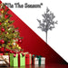 Christmas Ice Cube Spray Decoration 48cm x 22cm Clear X 1
