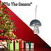Christmas Velvet Mushroom Hanging Decoration 8cm x 6cm Blue X 1