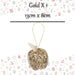 Christmas Velvet Apple Hanging Decoration 13cm x 8cm Gold X 1