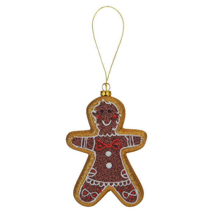 Christmas Gingerbread Man Hanging Decoration 16cm x 11cm Brown X 1