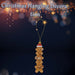 Christmas Gingerbread Man Stack Decoration 18cm x 5cm Brown X 1