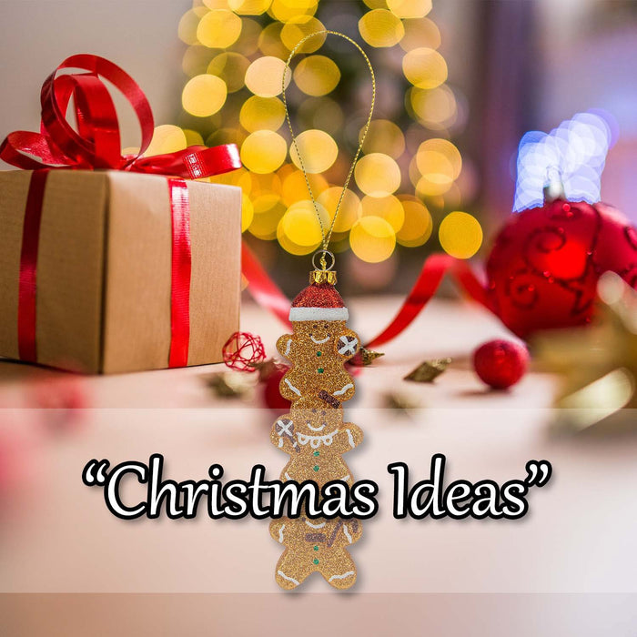 Christmas Gingerbread Man Stack Decoration 18cm x 5cm Brown X 1