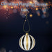 Christmas Hanging Ball Decoration 11cm x 10cm Gold X 1