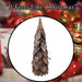 Christmas Wood Cone Decoration 48cm x 20cm Brown X 1