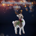 Christmas Standing Deer Decoration 47cm x 13cm Grey X 1