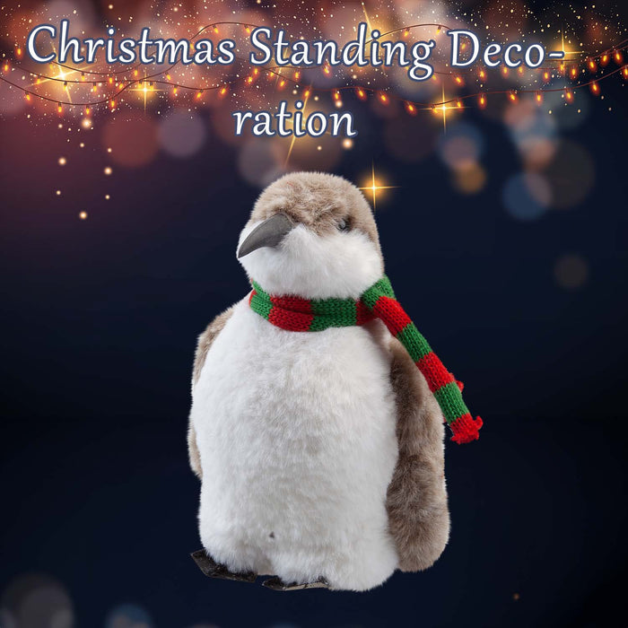 Christmas Penguin Decoration 20cm x 23cm White X 1