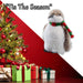 Christmas Penguin Decoration 20cm x 23cm White X 1