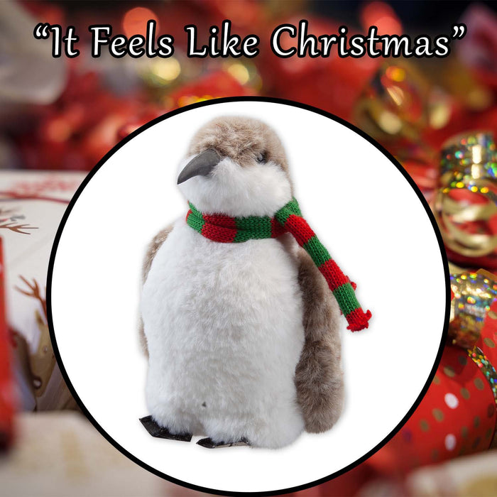 Christmas Penguin Decoration 20cm x 23cm White X 1