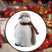 Christmas Penguin Decoration 20cm x 23cm White X 1