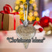 Christmas Hanging Heart Decoration 13cm x 10cm White X 1