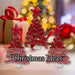 Christmas Tree Glass Decoration 15cm x 29cm Red X 1