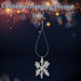 Christmas Hanging Snowflake Decoration 9cm x 15cm Silver X 1