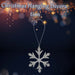 Christmas Hanging Snowflake Decoration 15cm x 14cm Silver X 1