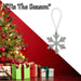 Christmas Hanging Snowflake Decoration 15cm x 14cm Silver X 1