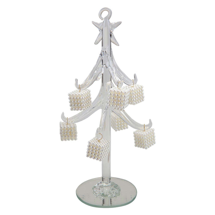 Christmas Decoration 19cm x 8cm White X 1