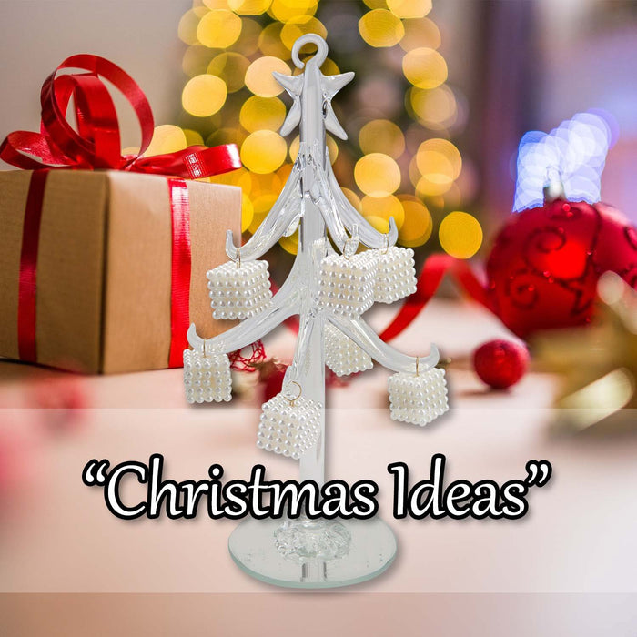Christmas Decoration 19cm x 8cm White X 1