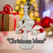 Christmas Decoration 19cm x 8cm White X 1