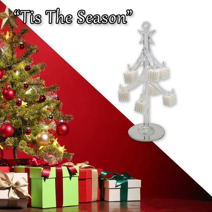 Christmas Decoration 19cm x 8cm White X 1