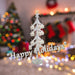 Christmas Decoration 36cm x 12cm White X 1
