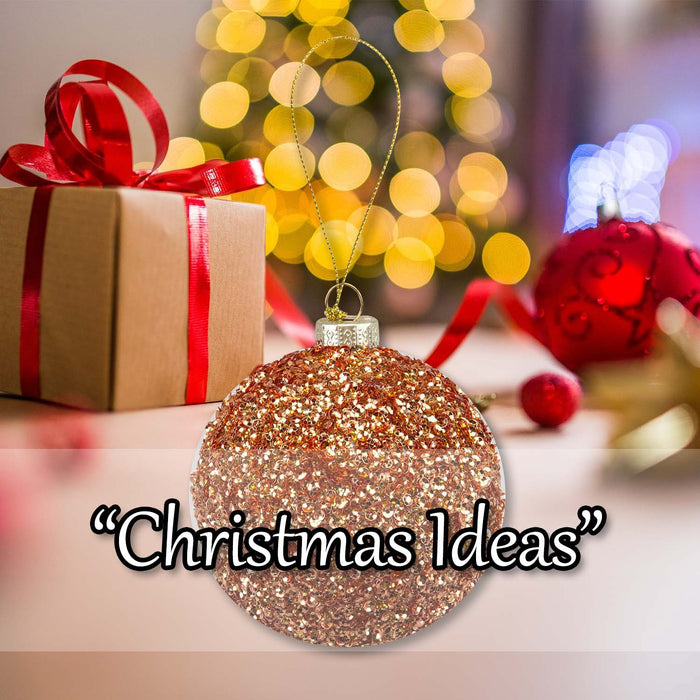 Christmas Hanging Glass Bauble Decoration 10cm x 9cm Copper X 1