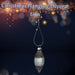 Christmas Hanging Glass Bauble Decoration 15cm x 7cm Silver X 1
