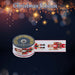 Christmas Ribbon Garland 7cm x 10cm White X 1