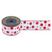 Christmas Ribbon Garland 6cm x 10cm White X 1
