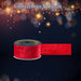 Christmas Ribbon Garland 6cm x 10cm Red X 1