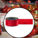 Christmas Ribbon Garland 6cm x 10cm Red X 1