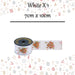 Christmas Ribbon Garland 7cm x 10cm White X 1