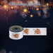 Christmas Ribbon Garland 7cm x 10cm White X 1