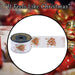 Christmas Ribbon Garland 7cm x 10cm White X 1
