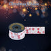 Christmas Ribbon Garland 6cm x 10cm White X 1