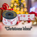 Christmas Ribbon Garland 6cm x 10cm White X 1