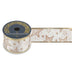 Christmas Ribbon Garland 6cm x 10cm Gold X 1