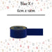 Christmas Ribbon Garland 6cm x 12cm Blue X 1