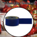 Christmas Ribbon Garland 6cm x 12cm Blue X 1