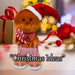 Christmas Gingerbread Man Decoration 46cm x 27cm Red X 1