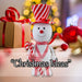 Christmas Snowman Decoration 45cm x 21cm White X 1