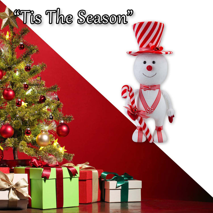 Christmas Snowman Decoration 45cm x 21cm White X 1