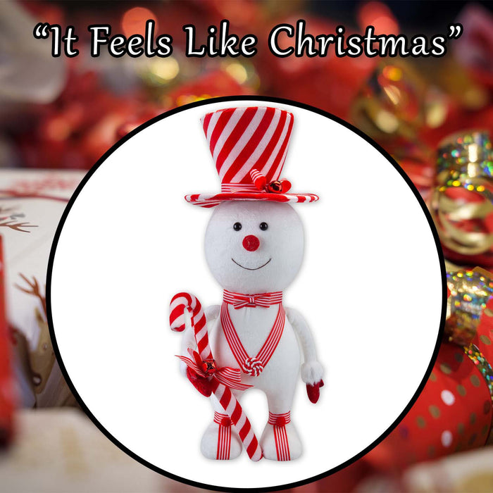 Christmas Snowman Decoration 45cm x 21cm White X 1
