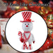 Christmas Snowman Decoration 45cm x 21cm White X 1